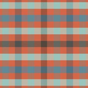 Seamless tartan plaid pattern background with vintage color. Stock Illustration