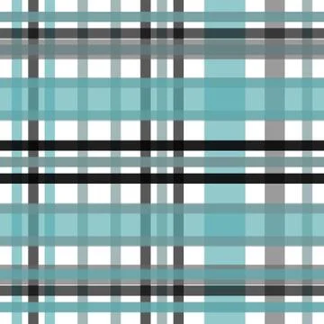 Seamless tartan plaid pattern. Checkered fabric texture print in stripes of b Stock Illustration