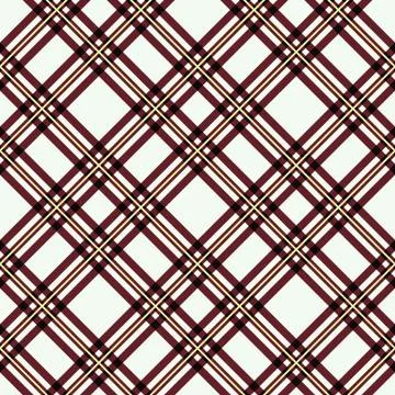 Seamless tartan plaid pattern. Checkered fabric texture print in gray, taupe Stock Illustration