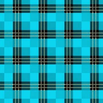 Seamless tartan plaid pattern. Checkered fabric texture print in dark grayish Stock Illustration