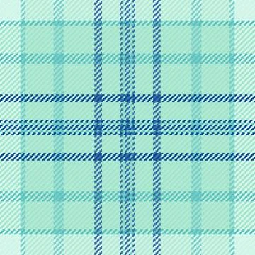 Seamless tartan plaid pattern in cool mint and teal shades. This versatile, g Stock Illustration