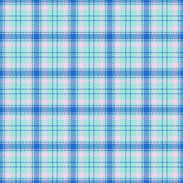 This seamless tartan plaid pattern features a soft pastel color palette wit.. Stock Illustration