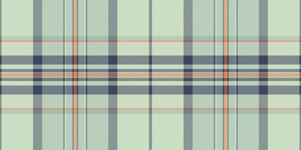 This seamless tartan plaid pattern features a soft pastel color palette with  Stock Illustration