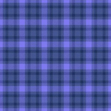 A seamless tartan plaid pattern featuring classic blue and purple checkered t Stock Illustration
