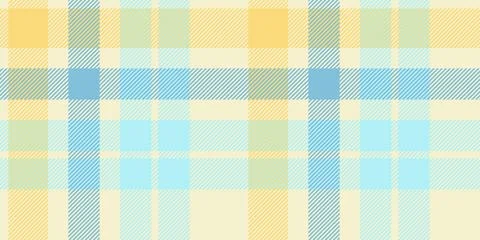 A seamless tartan plaid pattern in refreshing shades of blue and yellow. Perf Stock Illustration