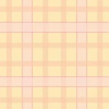 Seamless tartan plaid pattern in summer tone. Seamless simple tartan plaid .. Stock Illustration