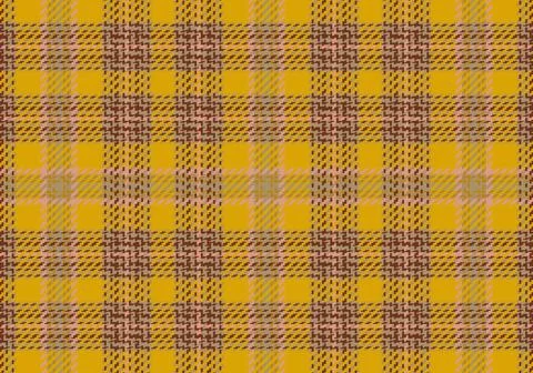 Seamless tartan plaid pattern texture background. Vector. Stock Illustration