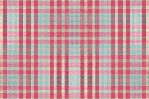 Seamless tartan plaid pattern with texture and pastel color. Stock Illustration