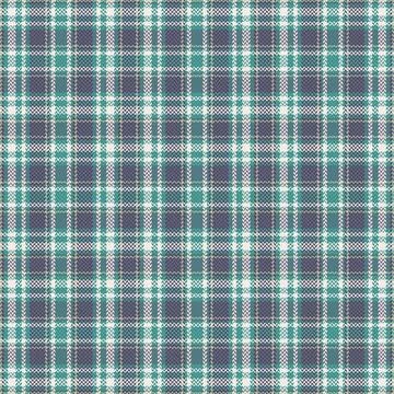 Seamless tartan plaid pattern with texture and retro color. Stock Illustration