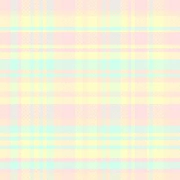 Seamless tartan plaid pattern with texture and pastel color. Stock Illustration