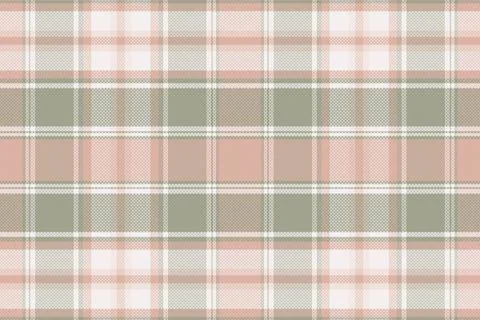 Seamless tartan plaid pattern with texture and pastel color. Stockillustratie