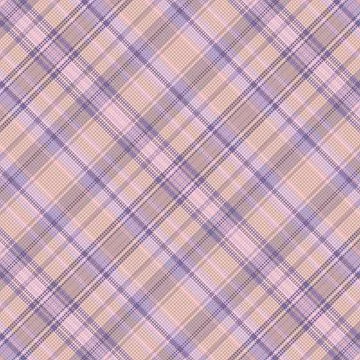 Seamless tartan plaid pattern with texture and pastel color. 库存插图
