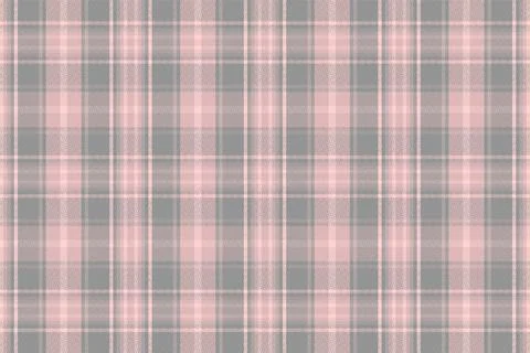 Seamless tartan plaid pattern with texture and pastel color. Stock Illustration