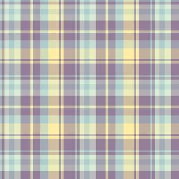 Seamless tartan plaid pattern with texture and pastel color. Stock Illustration