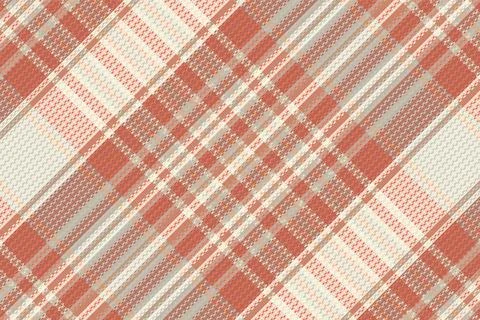 Seamless tartan plaid pattern with texture and pastel color. Stock Illustration