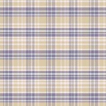 Seamless tartan plaid pattern with texture and pastel color. Stock Illustration