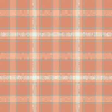 Seamless tartan plaid pattern with texture and pastel color. Stockillustratie