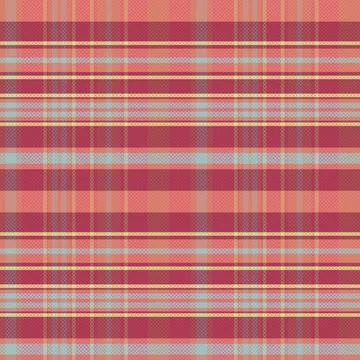 Seamless tartan plaid pattern with texture and pastel color. Stock Illustration