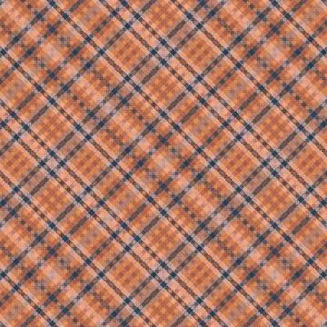 Seamless tartan plaid pattern with texture and pastel color. 库存插图