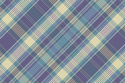 Seamless tartan plaid pattern with texture and pastel color. Stockillustratie
