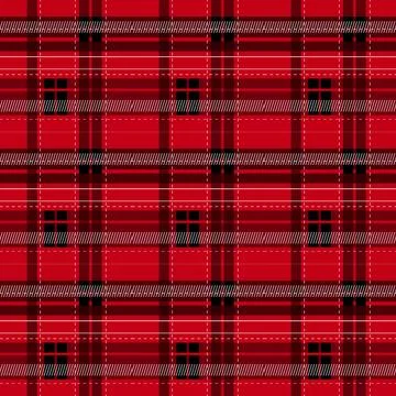 Seamless tartan Plaid pattern with Vector background. Stock Illustration