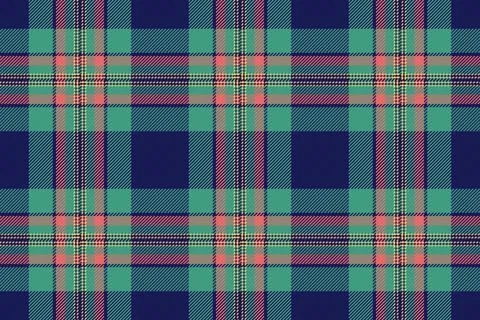 Seamless tartan plaid pattern vector featuring a classic intersecting fabric  Stock Illustration