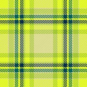 Seamless tartan plaid pattern in vibrant neon green and deep teal hues. This  Stock Illustration