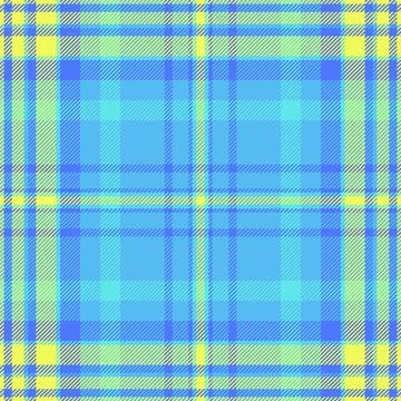 Seamless tartan plaid textile with balanced checks and a linen textile textur Stock Illustration