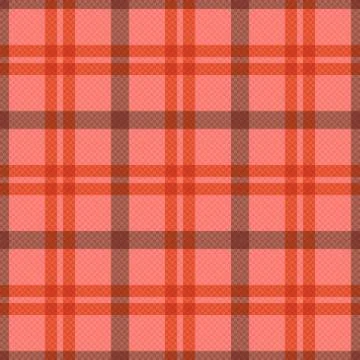 Seamless tartan rectangular pattern in pink and red イラスト素材