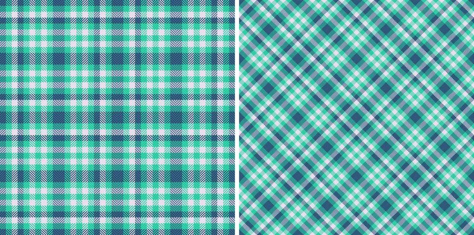 Seamless tartan textile of background pattern vector with a plaid texture f.. Stock Illustration