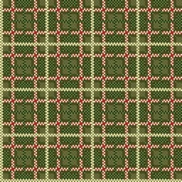 Seamless tartan texture Stock Illustration