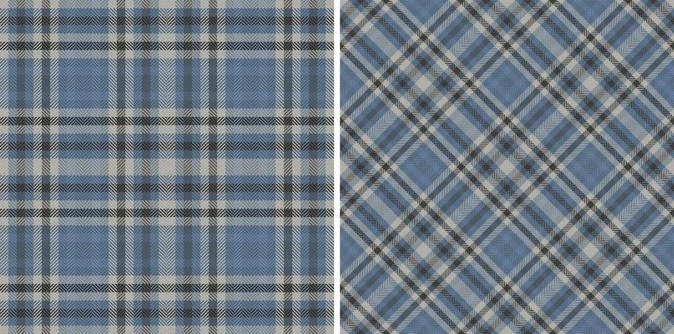 Seamless tartan texture of vector textile fabric with a check pattern backg.. イラスト素材
