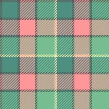 Seamless tartan vector pattern Stock Illustration