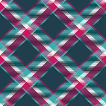 Seamless tartan vector pattern Stock Illustration