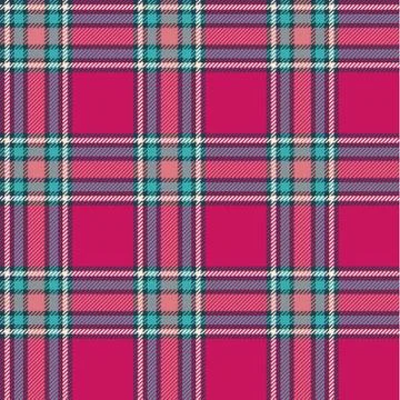 Seamless tartan vector pattern Stock Illustration