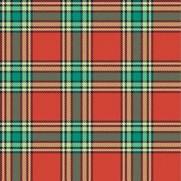 Seamless tartan vector pattern Stock Illustration