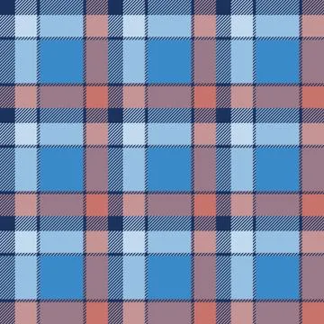 Seamless tartan vector pattern Stock Illustration