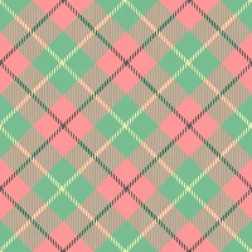 Seamless tartan vector pattern Stock Illustration