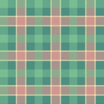 Seamless tartan vector pattern Stock Illustration