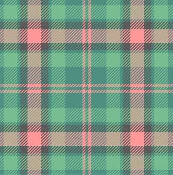 Seamless tartan vector pattern Stock Illustration
