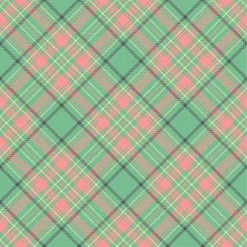 Seamless tartan vector pattern Stock Illustration