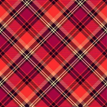 Seamless tartan vector pattern Stock Illustration