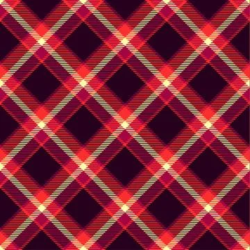 Seamless tartan vector pattern Illustrazione stock