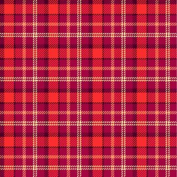 Seamless tartan vector pattern Stock Illustration