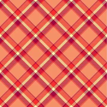 Seamless tartan vector pattern Stock Illustration