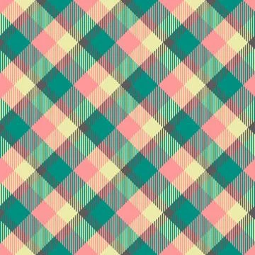 Seamless tartan vector pattern Stock Illustration