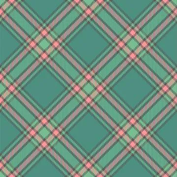 Seamless tartan vector pattern Stock Illustration