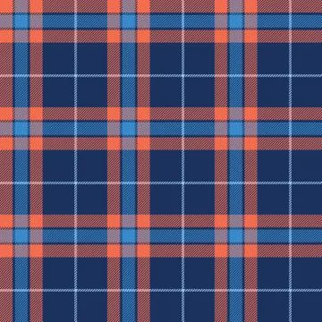 Seamless tartan vector pattern Stock Illustration