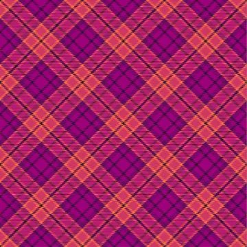Seamless tartan vector pattern Stock Illustration