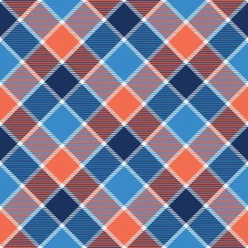 Seamless tartan vector pattern Stock Illustration